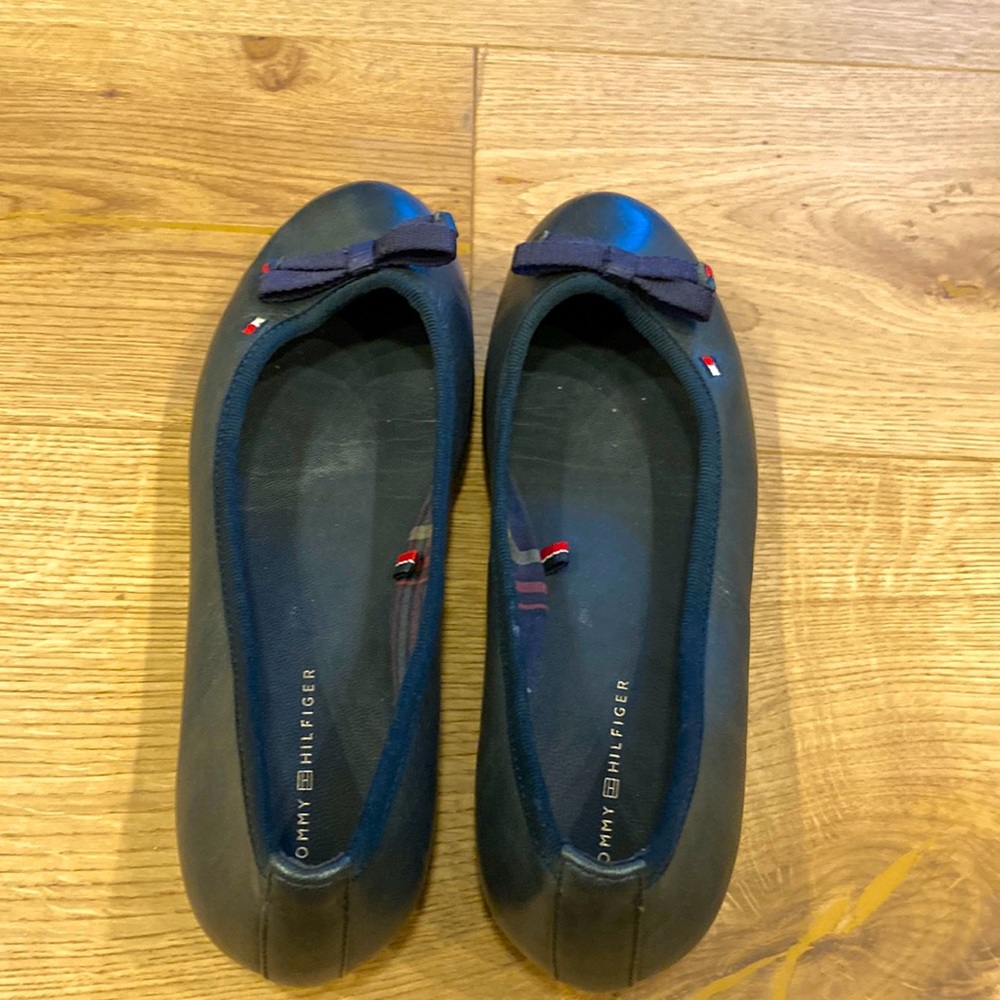 Tommy Hilfiger Leather Ballet Shoes